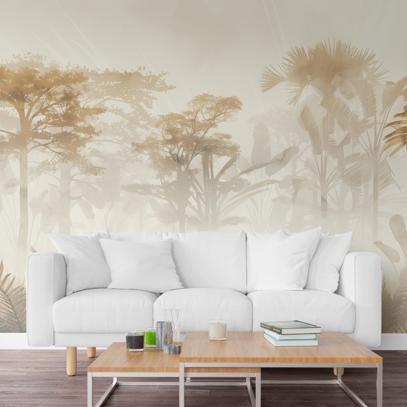 Papel Mural Selva Dorada