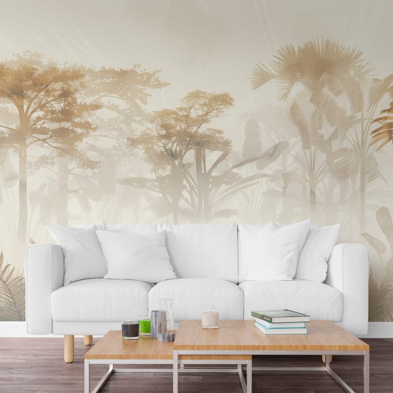 Papel Mural Selva Dorada