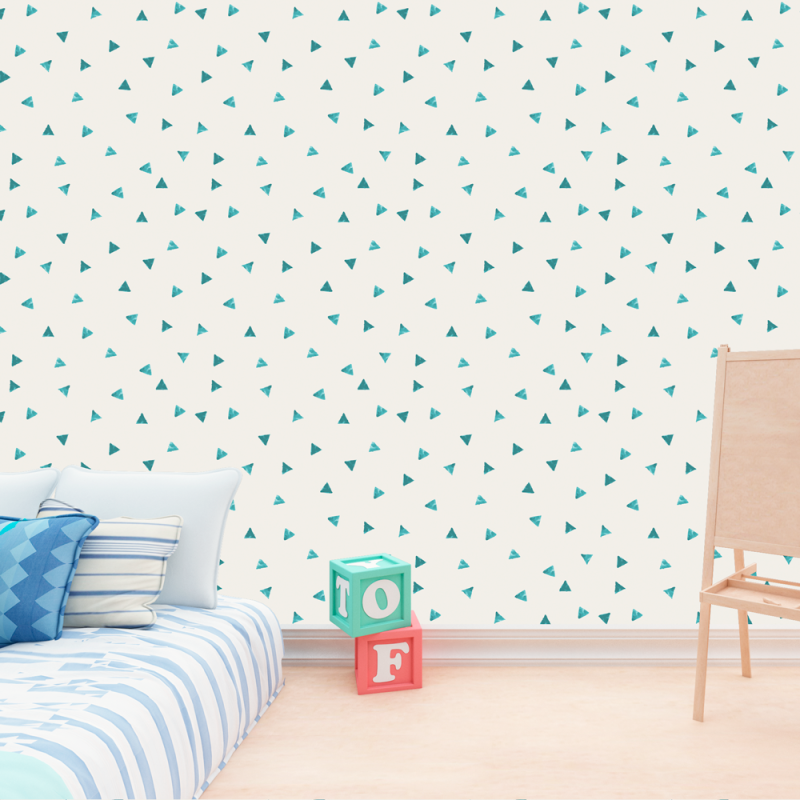 Papel Mural Triangulos Ñiños
