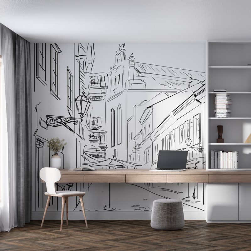 Papel Mural Paseo Antiguo