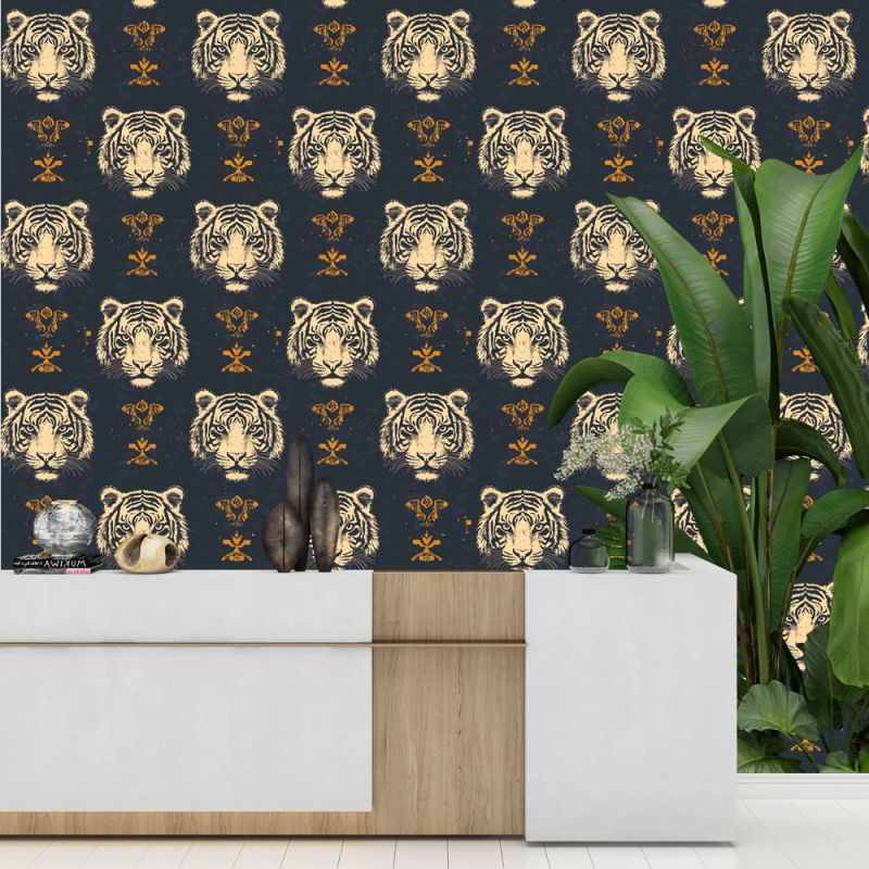 Papel Mural Tigre Imperial