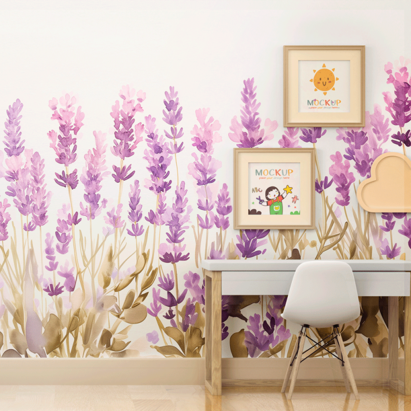 Papel Mural Lavandas