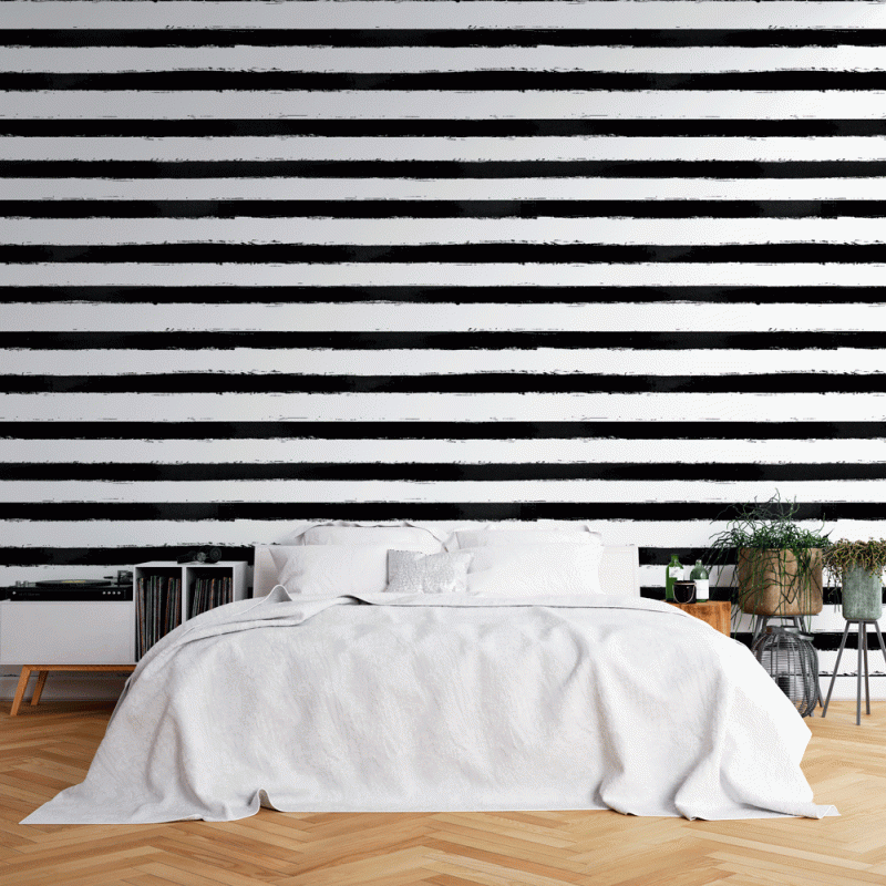 Papel Mural Rayas Brush