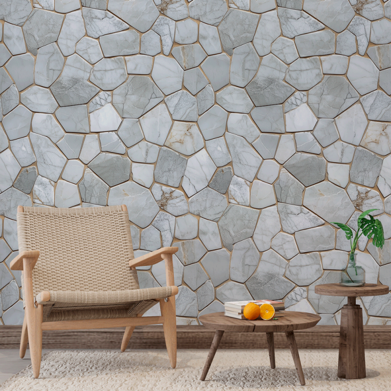 Papel Mural Piedra Clara