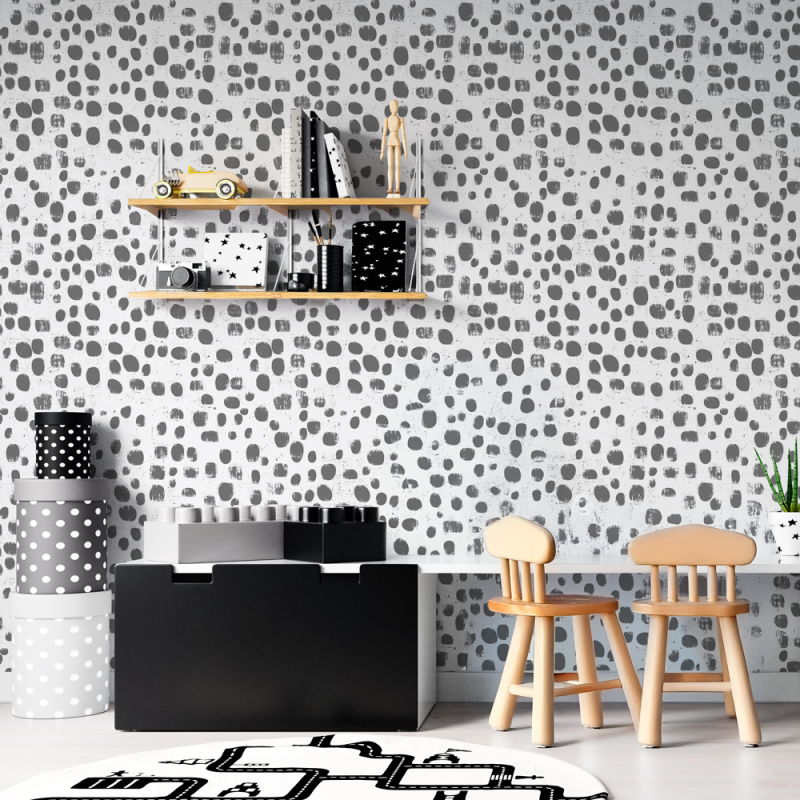 Papel Mural Puntos Kids