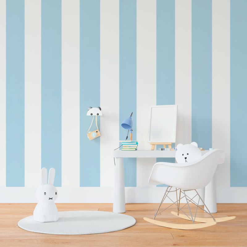Papel Mural Rayas Celestes